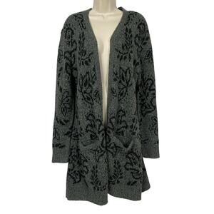 Royal Robbins Alpaca Blend Cardigan Sweater Women Large Chunky Mystic Canyon NEW